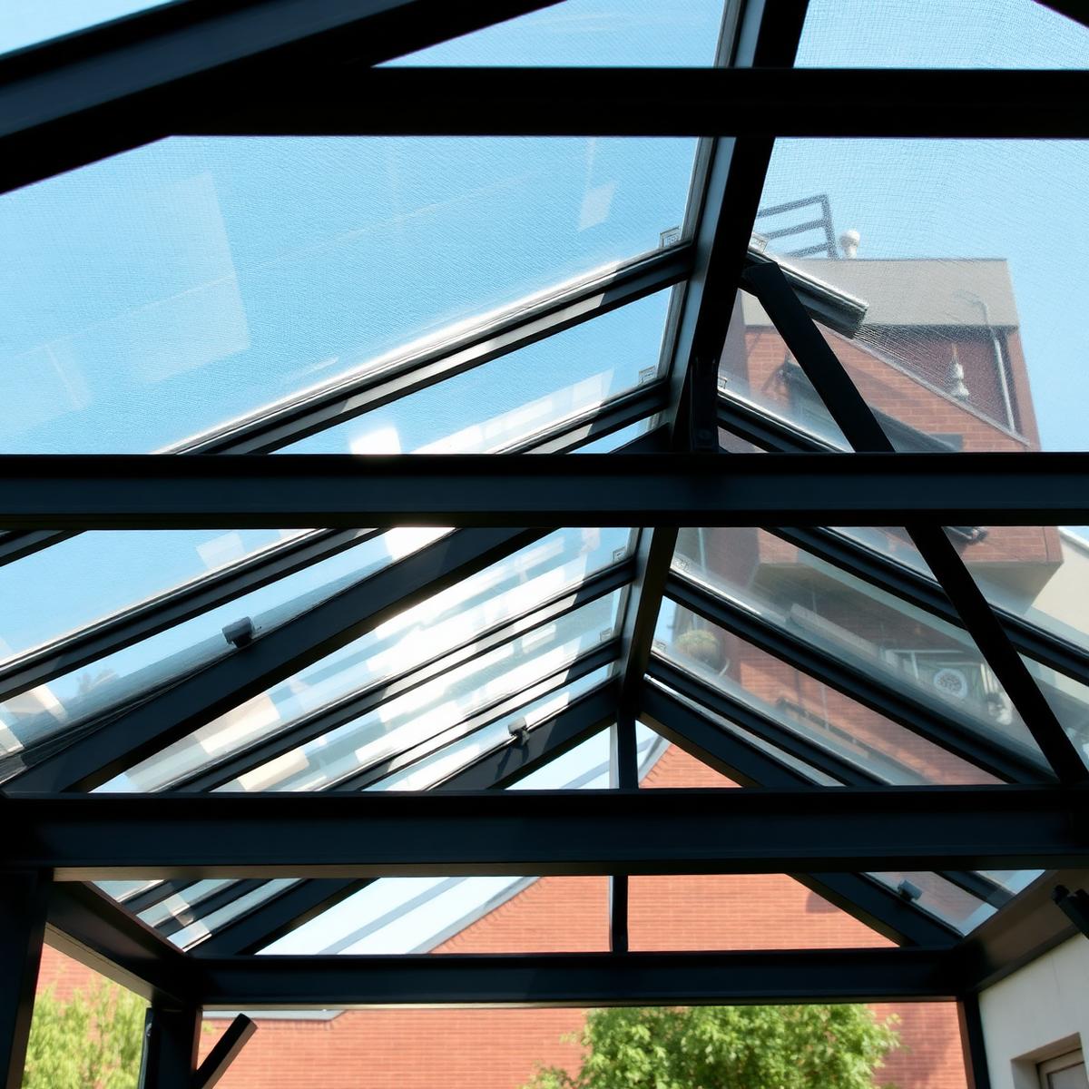 Profilés aluminium fins d'une fenêtre à ouvrant caché